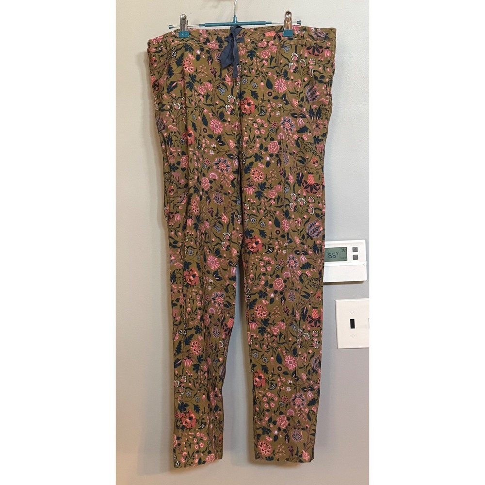 Sundance Madora Women's Floral Print Pants Drawstring Size S Pockets Boho‎